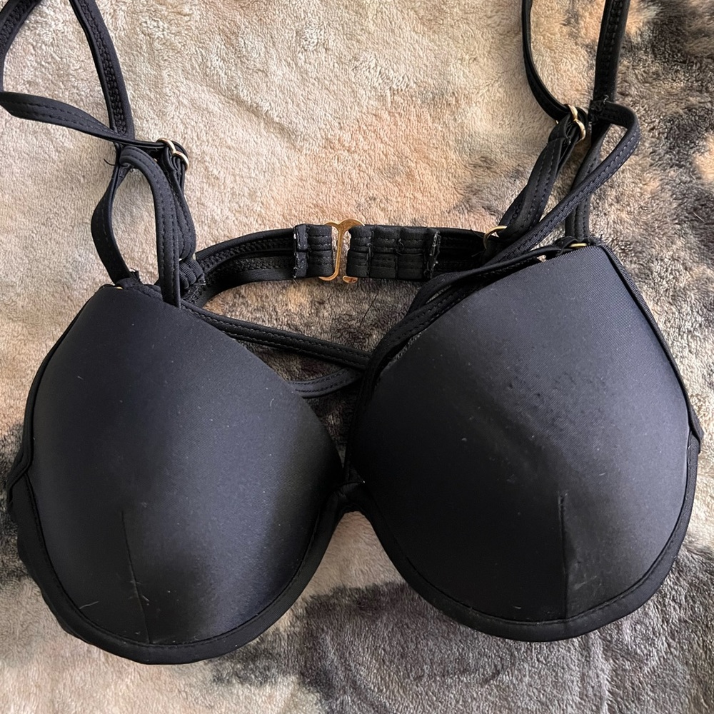 Black swim top